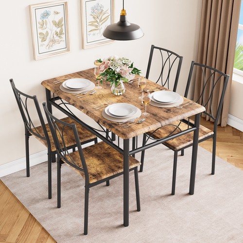 Piece dining room table with - 5,